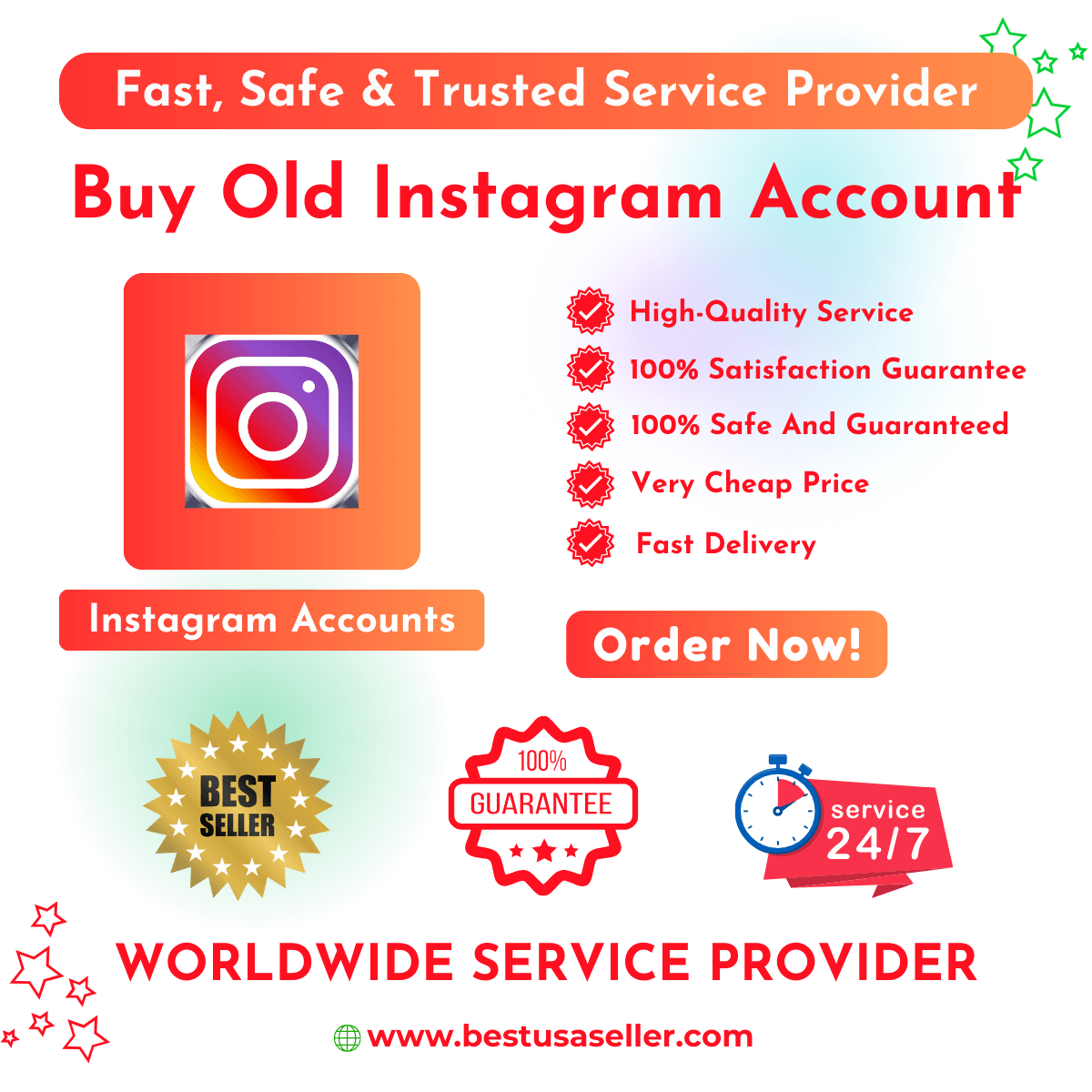 Buy Aged Instagram Accounts Likes Comments and Video Views