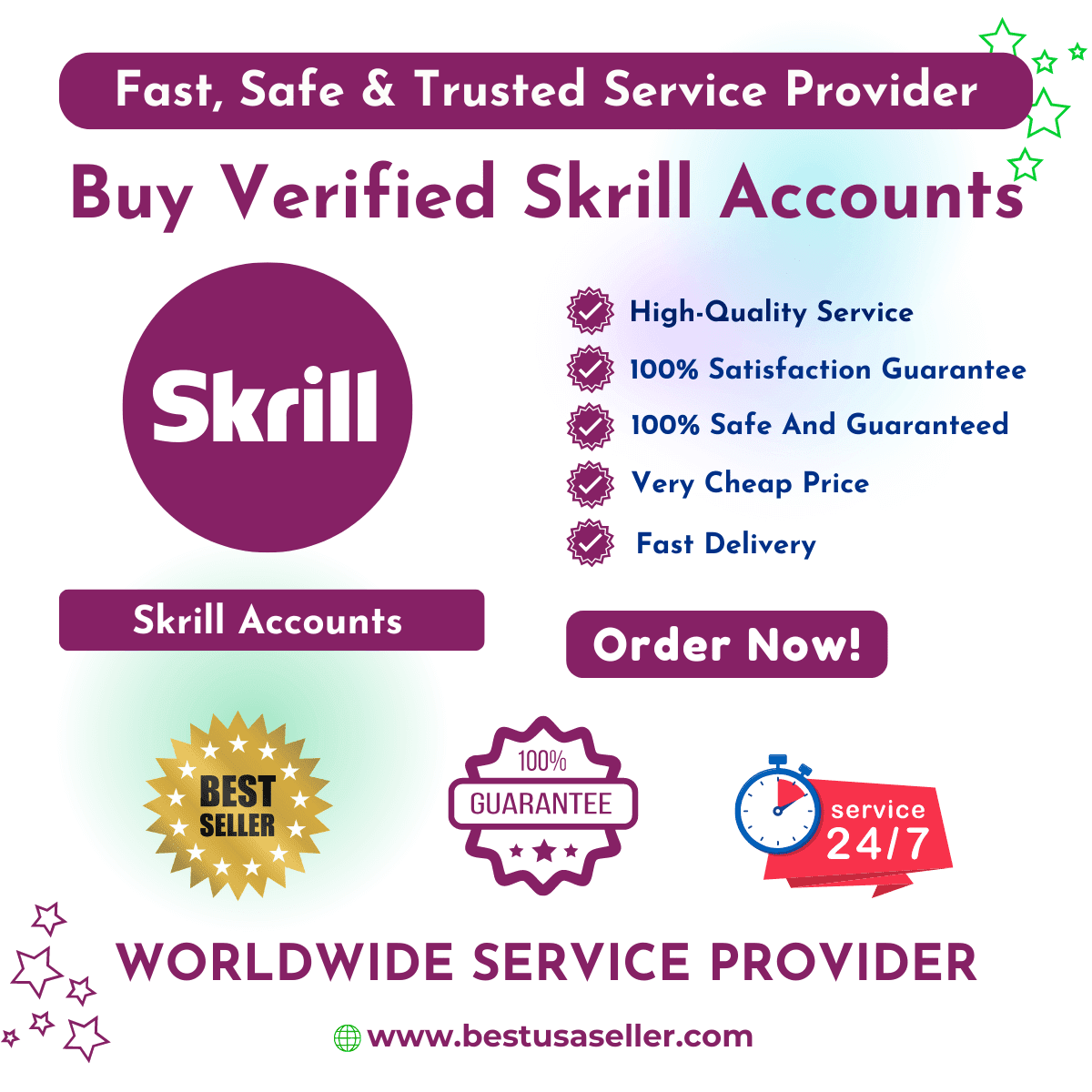 Buy Verified Skrill Accounts - New / Old and Business 2024