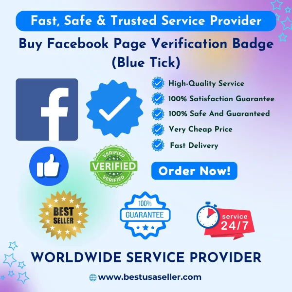 Buy Facebook Page Verification Badge (Blue Tick)