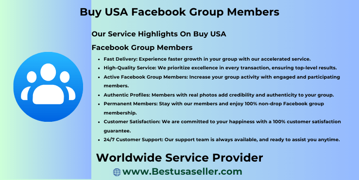 Buy USA Facebook Group Members - purchase facebook group members usa