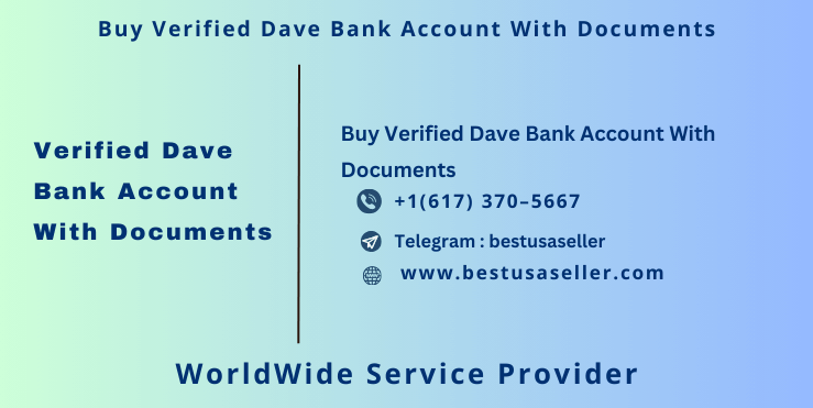 Buy Verified Dave Bank Account cheap - buy dave bank account cheap